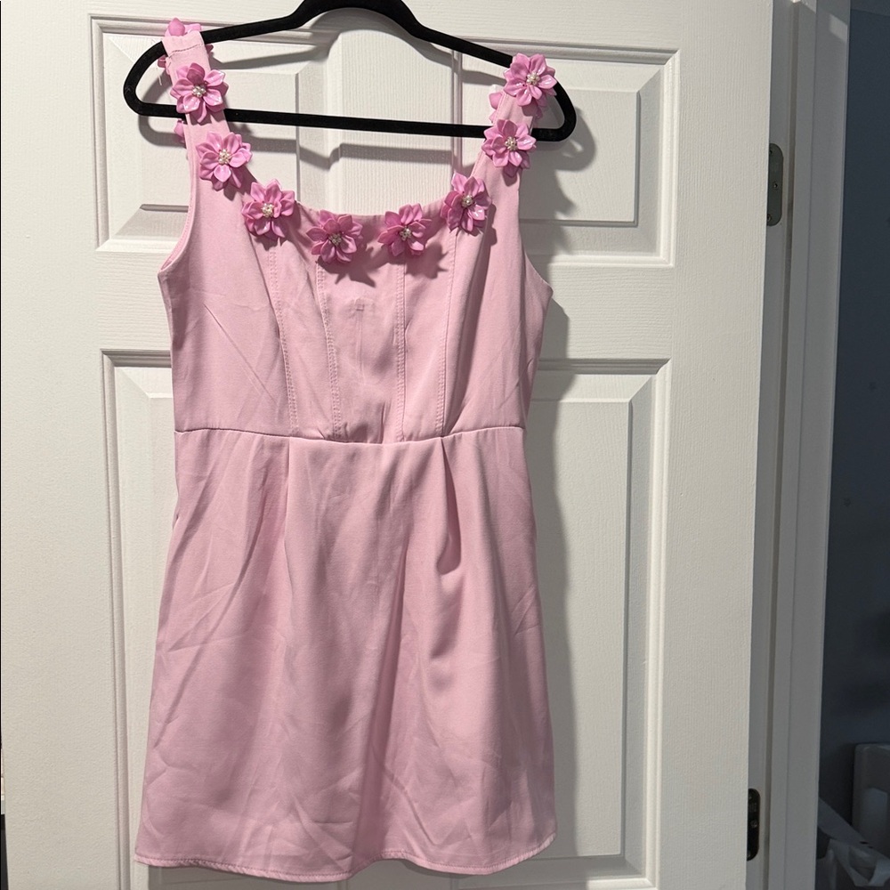 Pink Floral Dress